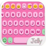 pink jelly keyboard android application logo